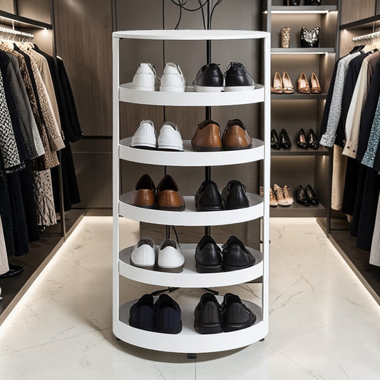 Tectx 360° Rotating Carousel Shoe Tower